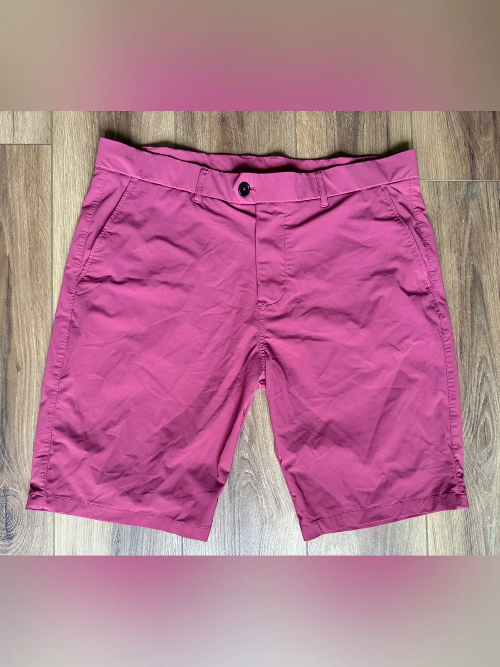Greyson Montauk Burgundy Shorts‎ Mens 38 Performance Golf Wolf